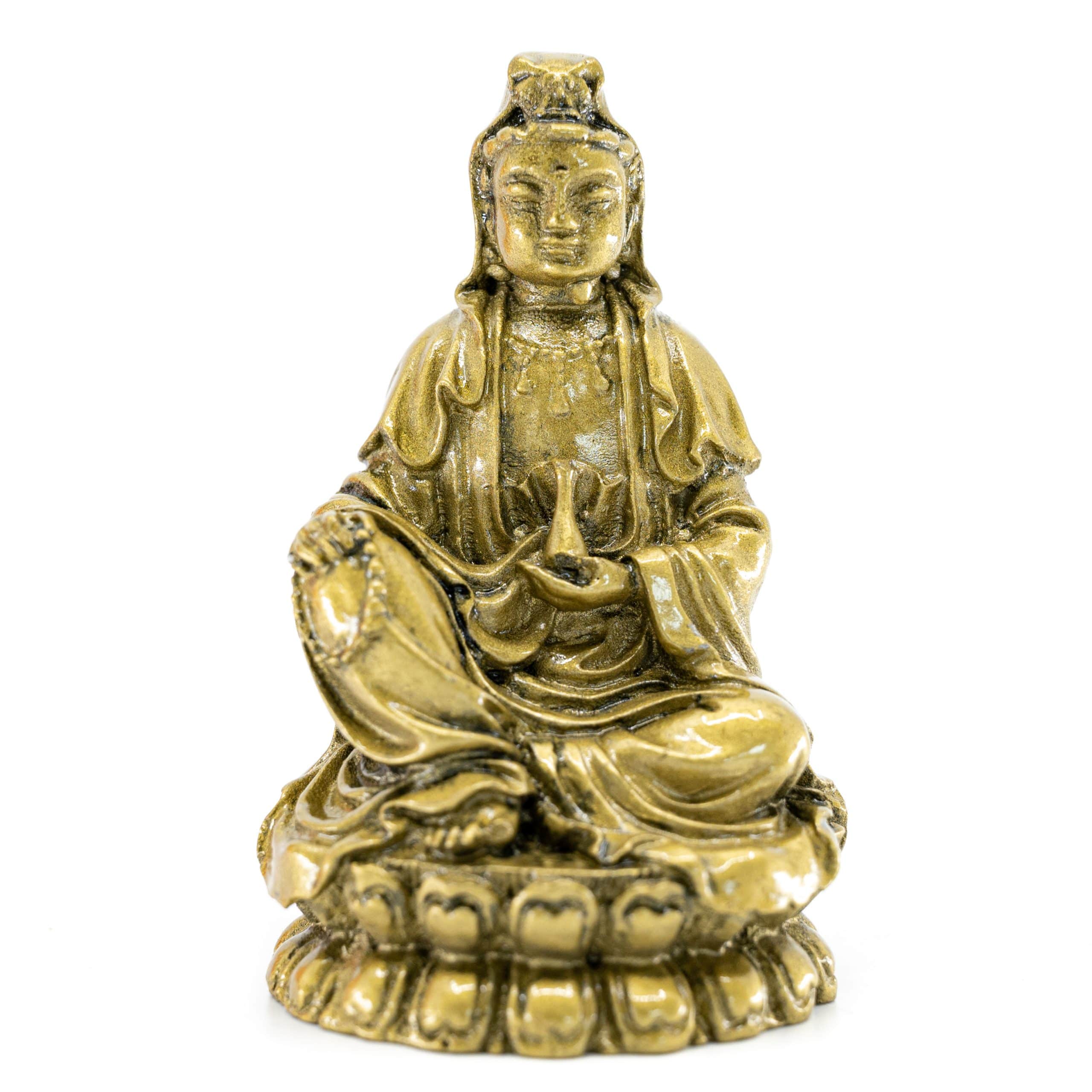 Medizinbuddha goldfarben (8-5 cm)