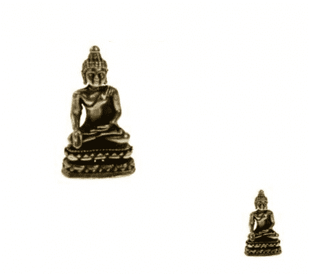 Mini-Statue Buddha Amithaba Messing - 3 unter Home & Living - Spirituelle Figuren - Buddha Figuren