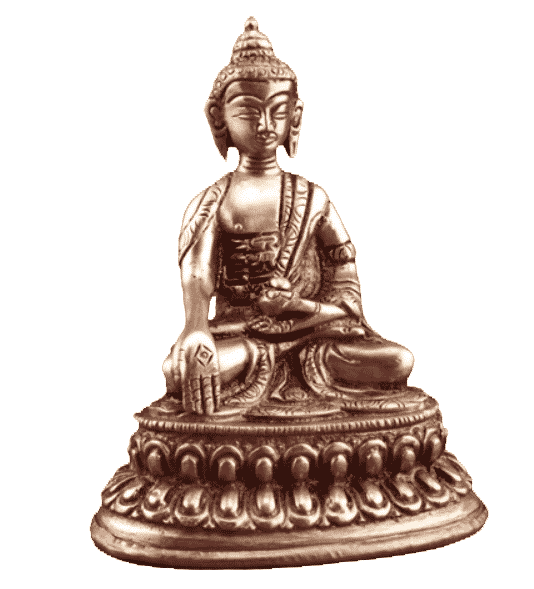 Mini-Statue Buddha Ratnasambhava - 10 cm - 300 Gramm