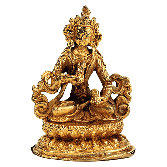 Mini-Statue Vajrasattva (gold) - 5 unter Home & Living - Spirituelle Figuren