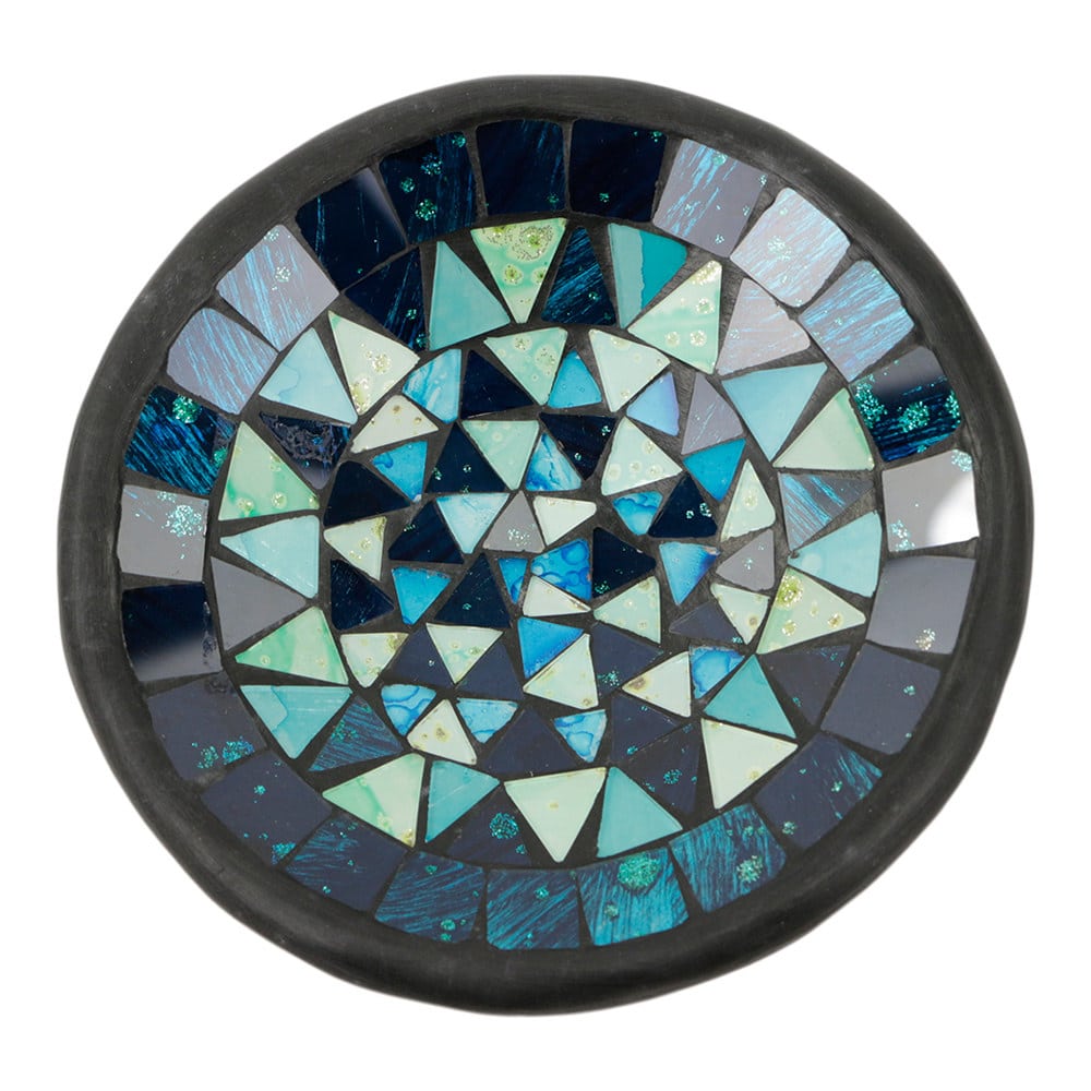 Mosaik-Schale Dunkel- und Hellblau (16 cm)