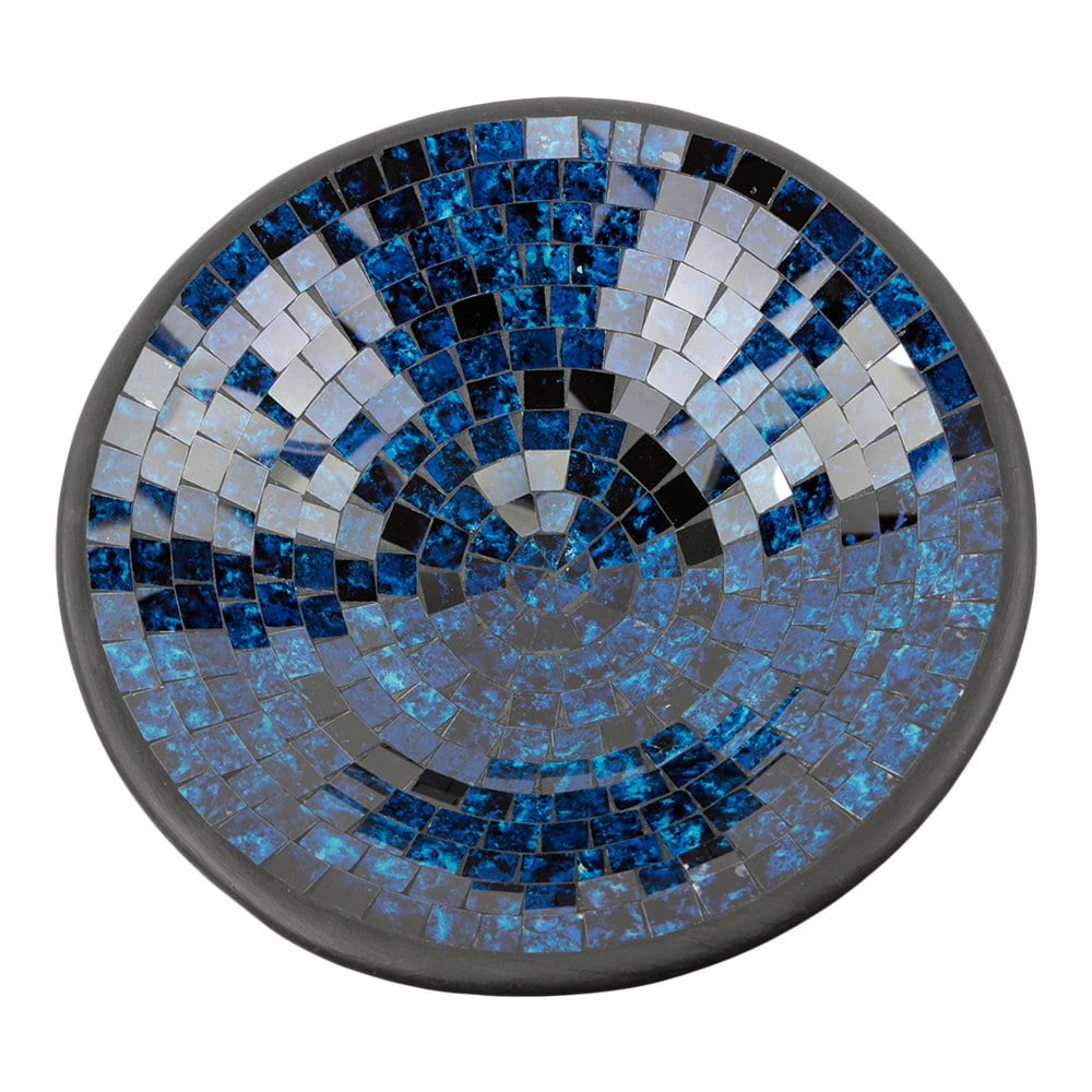 Mosaik-Schale Dunkelblau Mix (38 cm)