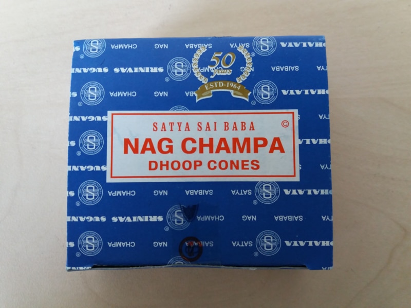 Nag Champa Weihrauchkegel (12 Kartons)