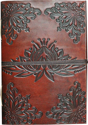 Notizbuch Lotus (Leder)