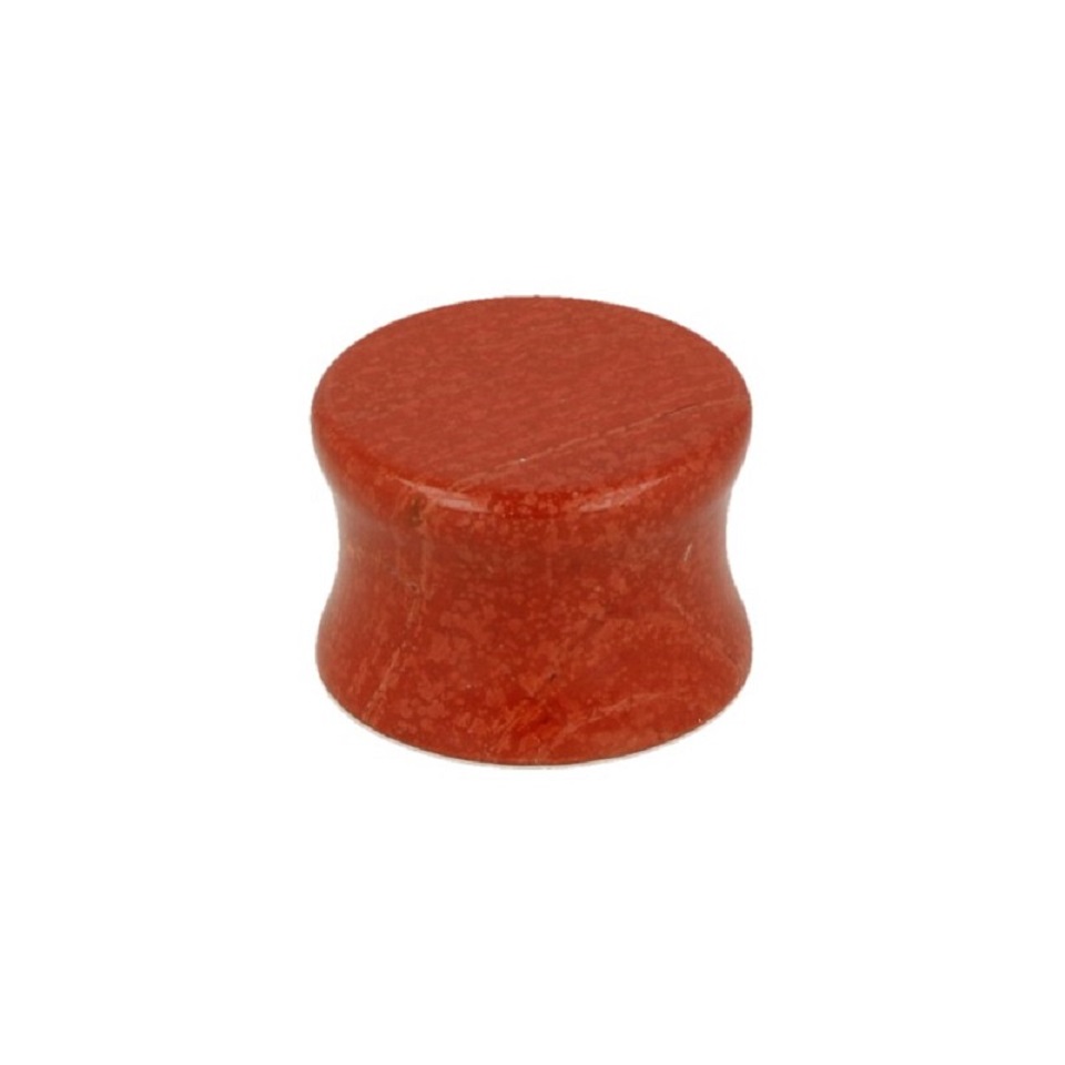 Ohr Plug Flesh Tunnel Jaspis Rot (16 mm)