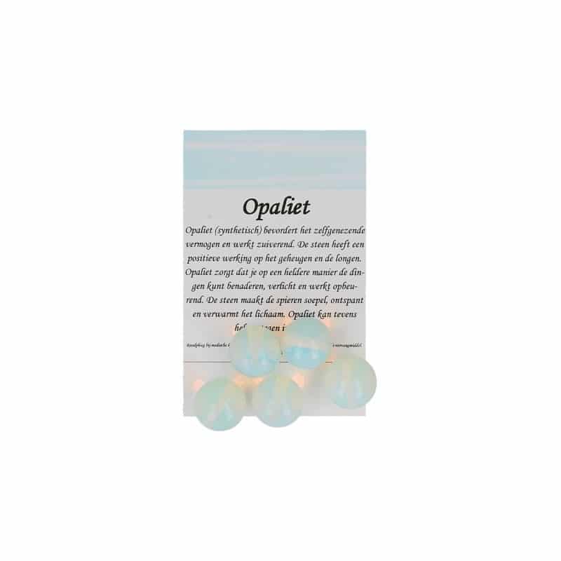 Opalitperlen (18 mm - 5 St-ck)