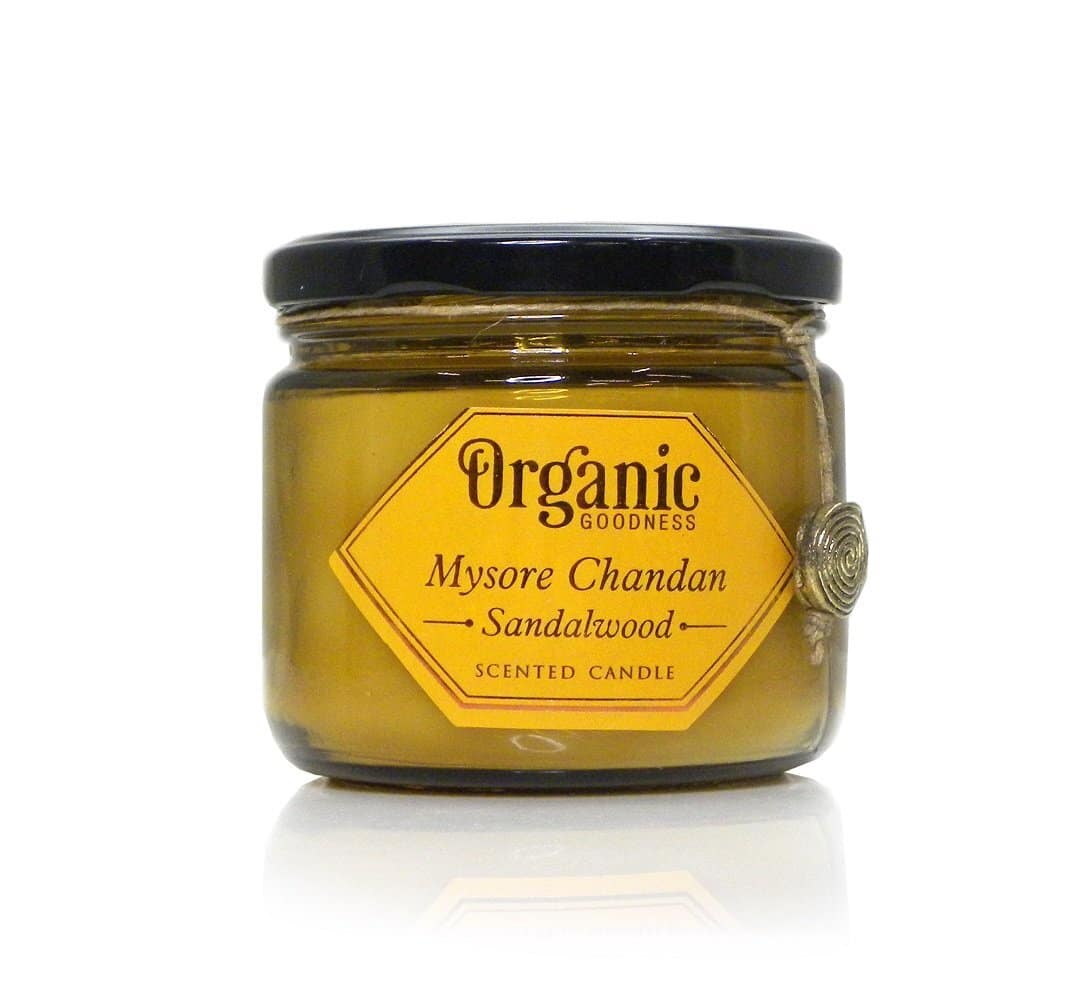 Organic Goodness Sojawachskerze Sandelholz (200 Gramm)