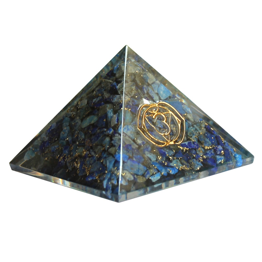 Orgonit Pyramide - Sakralarterien-Chakra - Sodalith (1)