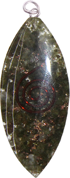 Orgonitanh-nger Oval - Epidot