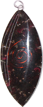 Orgonitanh-nger Oval - Granat