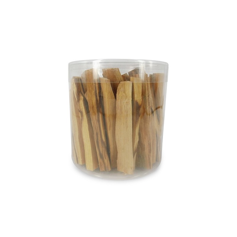 Palo Santo in Plastic Beh-lter unter Weihrauch - Smudge - Palo Santo