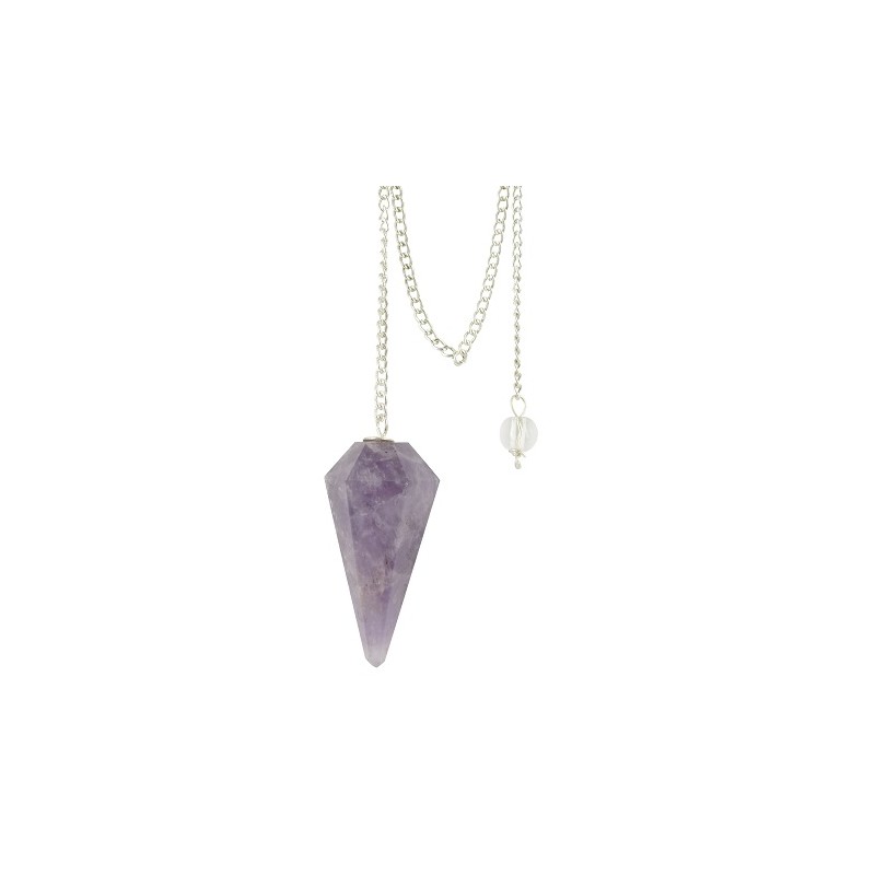 Pendel Amethyst in Facettenschliff