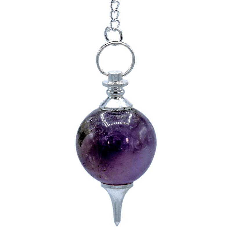 Pendel Amethyst Kugelform Chakrakette