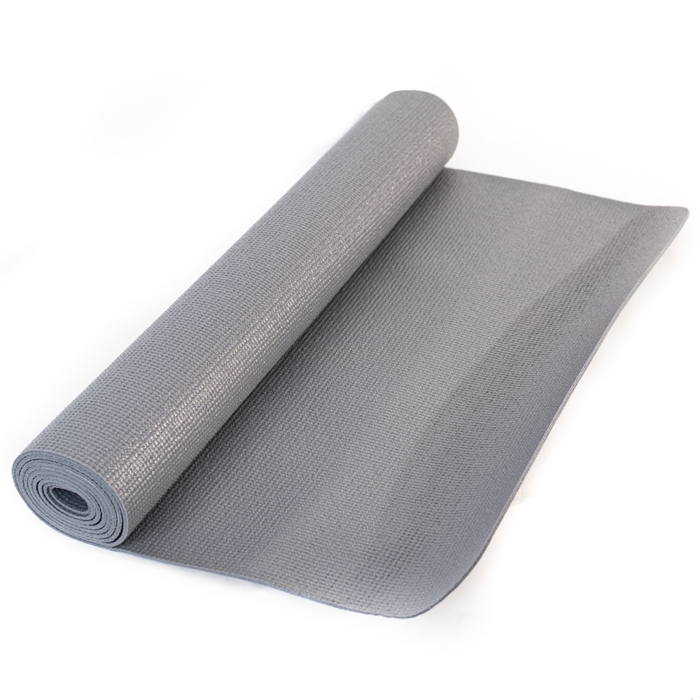 PVC-Yogamatte Grau - 183 x 61 x 0-4 cm