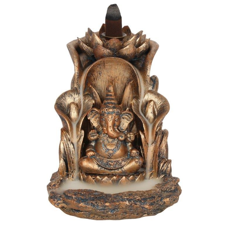 R-ckfluss Weihrauchbrenner Bronze Ganesh