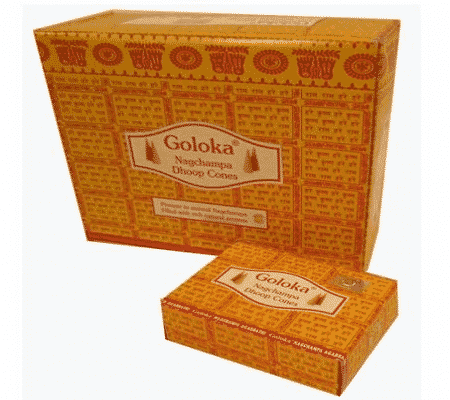 R-ucherkegel Goloka Nagchampa dhoop (12 D-schen)