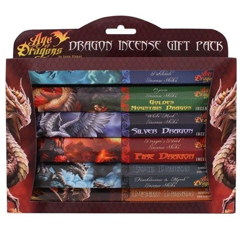 R-ucherst-bchen-Geschenkset Age of Dragons von Anne Stokes (6 Packungen mit 20 St-bchen)