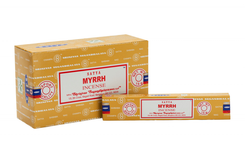 R-ucherst-bchen Satya Myrrh (12 Packungen)