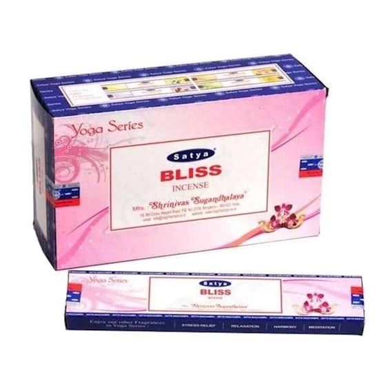 R-ucherst-bchen Satya Nag Champa Bliss - Gl-ck (12 Packungen)