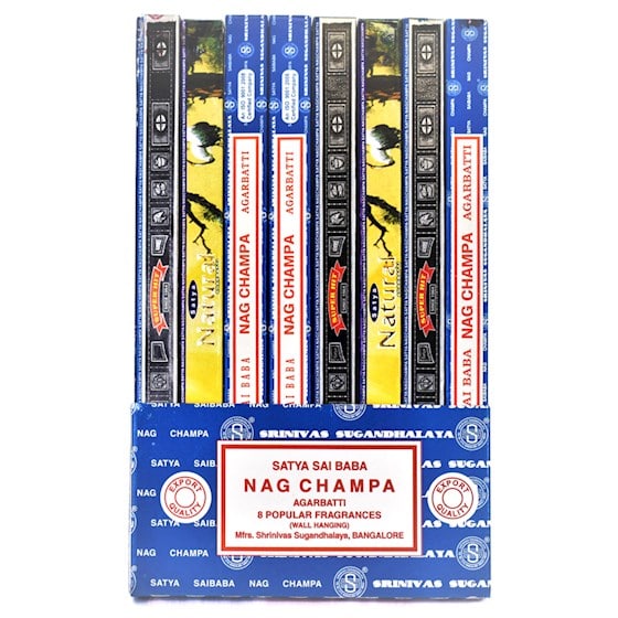 R-ucherst-bchen Satya Nag Champa Kollektion (8 Packungen)
