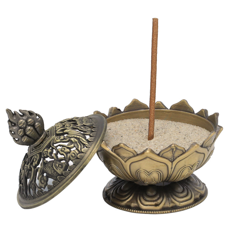 R-ucherst-bchenhalter Lotus bronzefarbig
