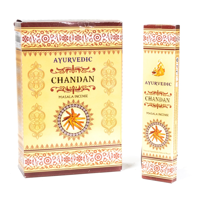 Raucherst-bchen Ayurvedisches Masala Chandan (12 Verpackungen mit 15 R-ucherst-bchen)