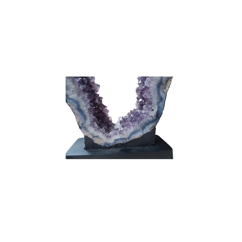 Ring aus rohem Amethyst auf Fu- (11-8 kg)