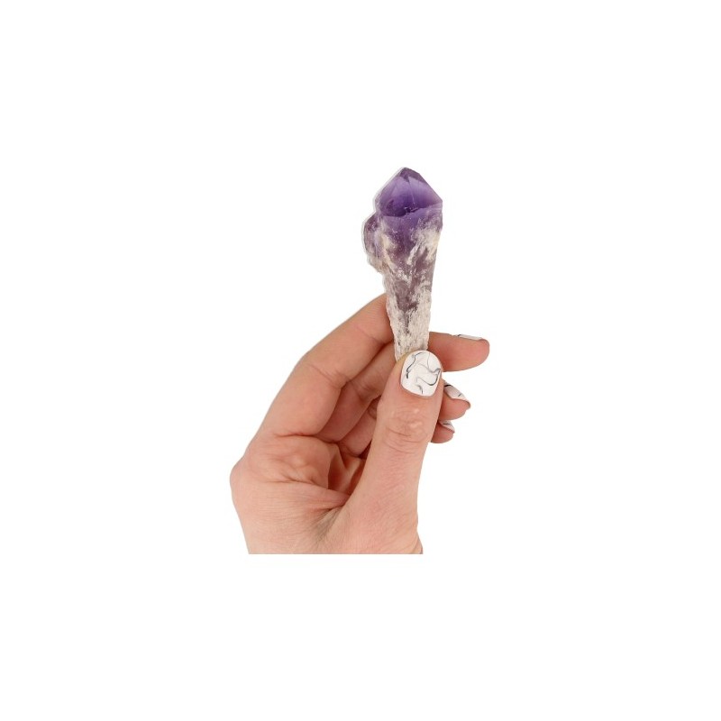 Roher Edelstein Amethyst Spitze