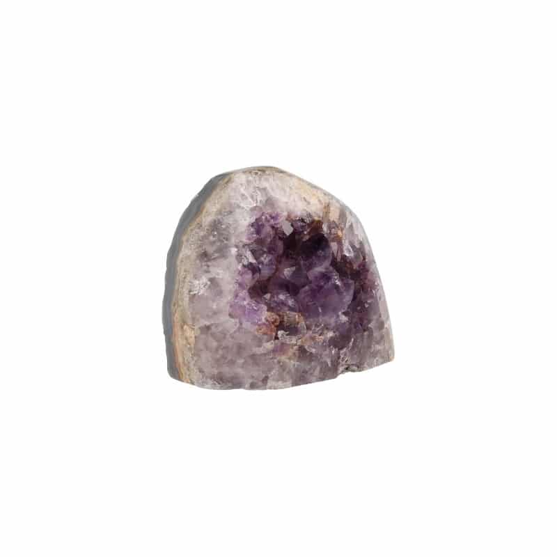 Roher Edelstein Amethyst Uruguay (poliert - Modell 2)