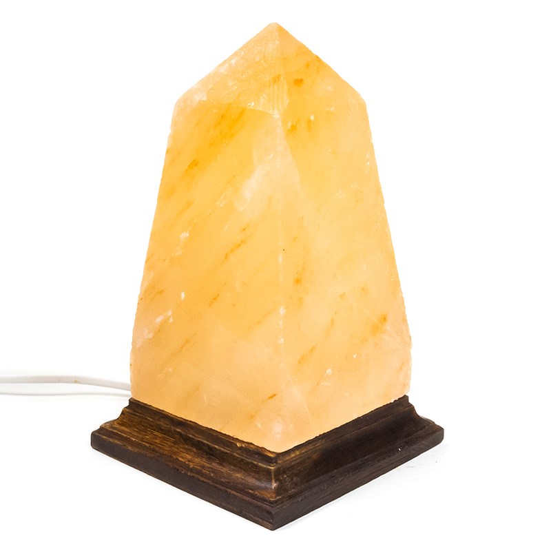 Salzkristall-Lampe Obelisk