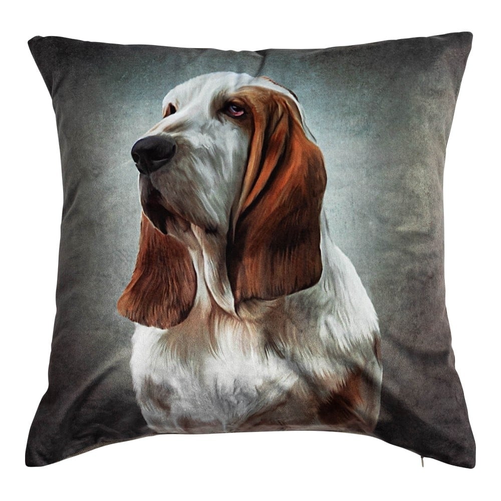 Samt Kissen Country Basset (45 x 45 cm)