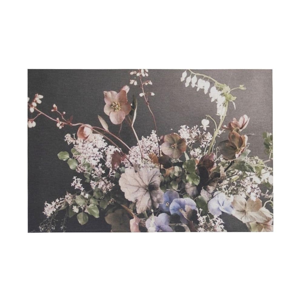 Samt Wandbild Blumen Modell 9 (45 x 35 cm)