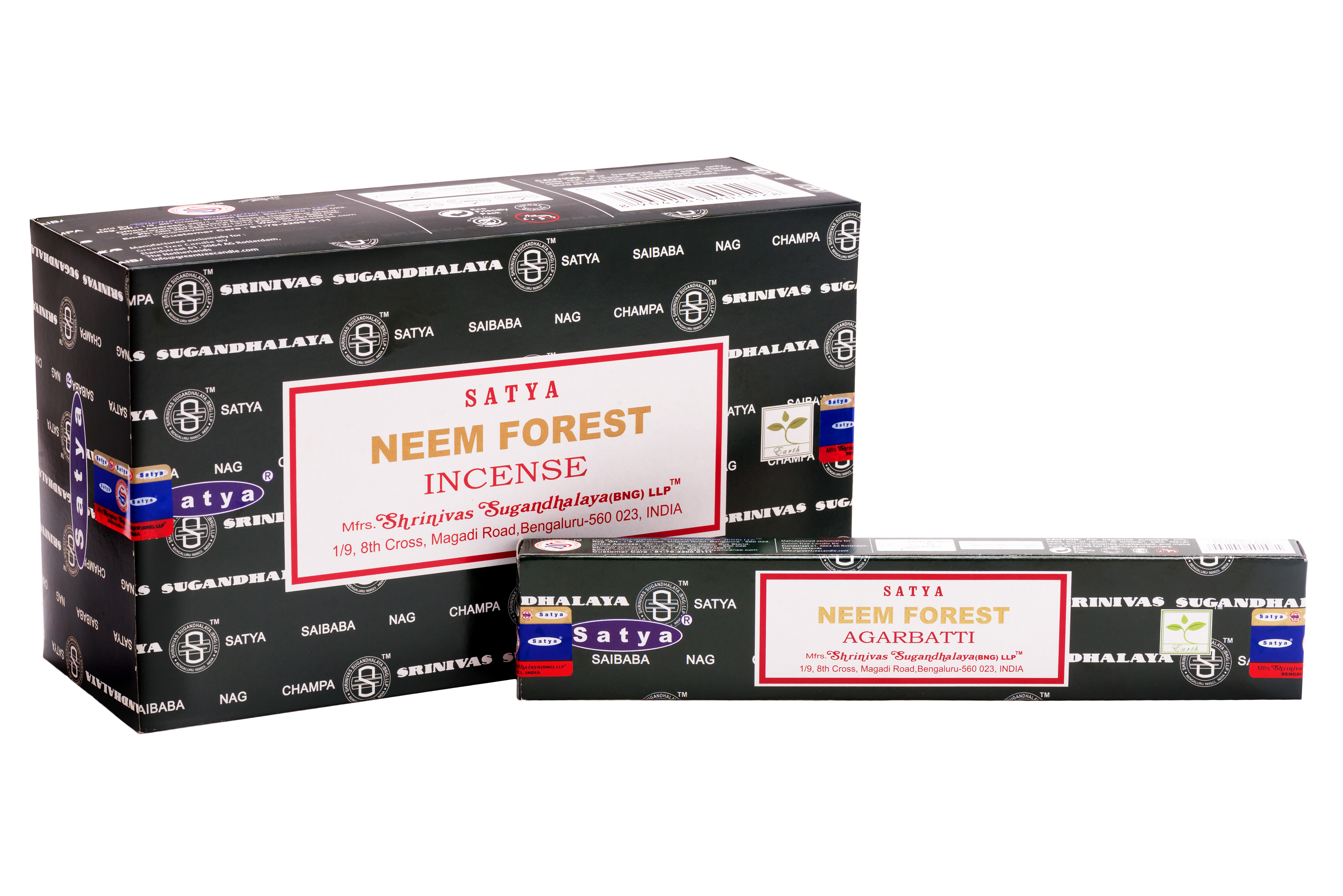 Satya R-ucherst-bchen Neem Forest (12 Packungen - 15 Gramm)