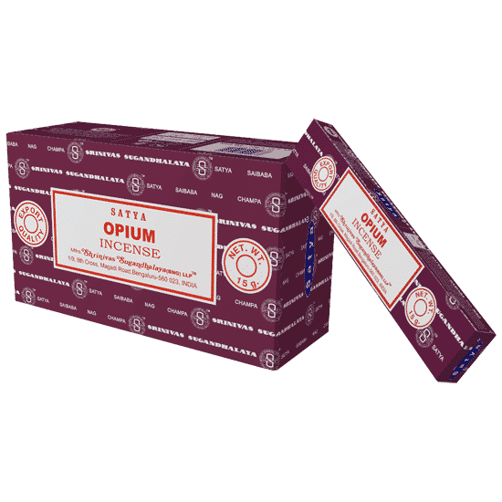 Satya Raucherst-bchen Opium (12 Schachteln - 15 Gramm) unter Weihrauch - Weihrauch Arten - R?ucherst?bchen - Weihrauch - Weihrauchmarken - Satya Weihrauch