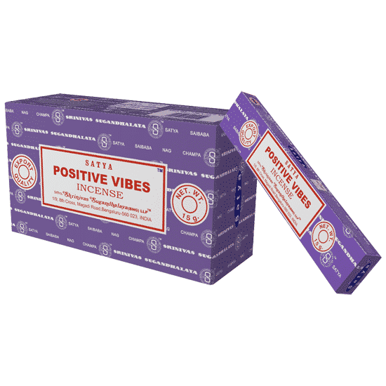 Satya Raucherst-bchen Positive Vibes (12 Schachteln - 15 Gramm)