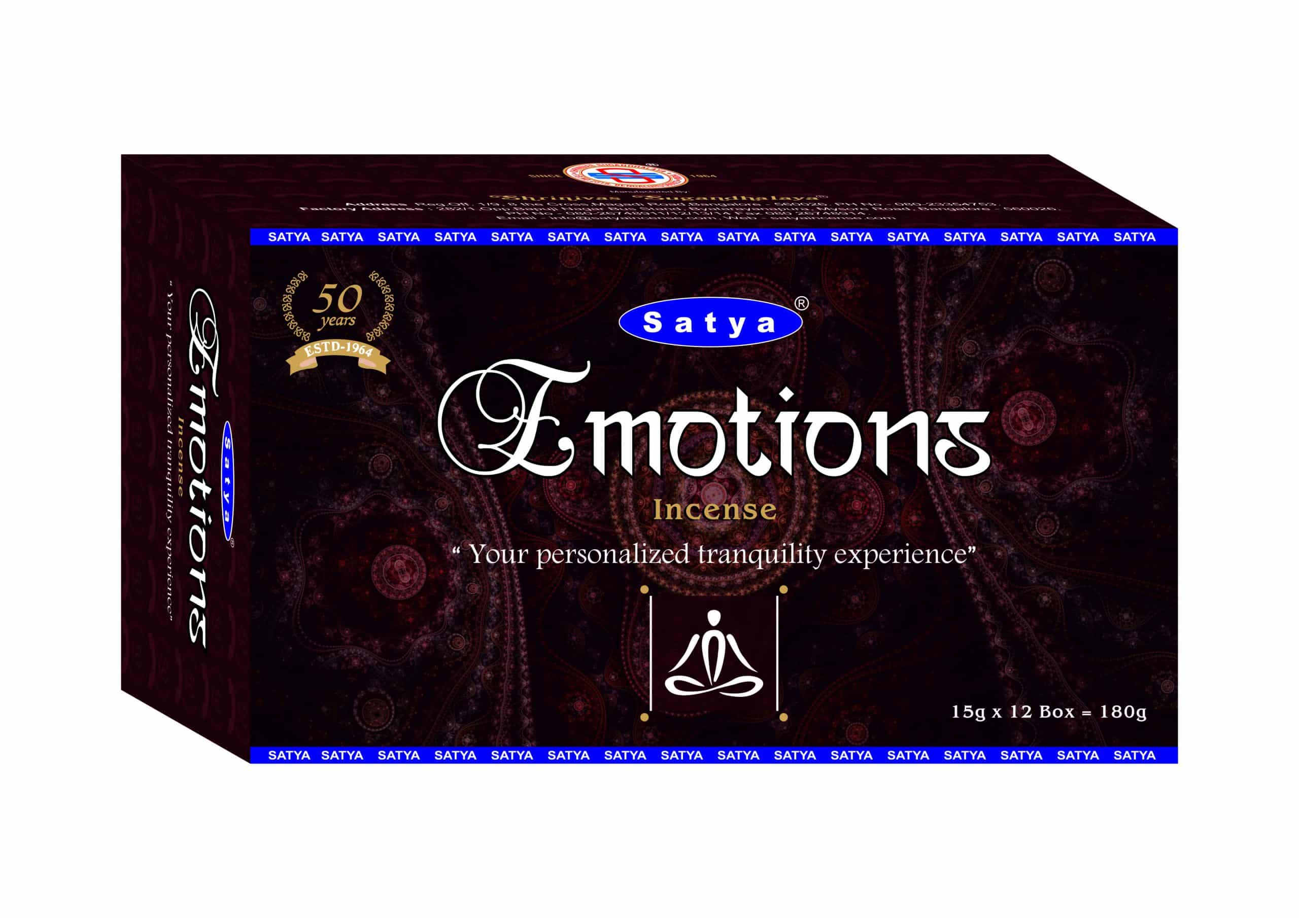 Satya Weihrauch Emotionen (12er Pack)