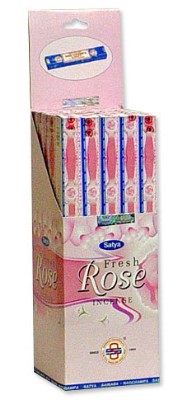 SATYA Weihrauch Fresh Rose (25er Pack) unter Weihrauch - Weihrauch Arten - R?ucherst?bchen - Weihrauch - Weihrauchmarken - Satya Weihrauch