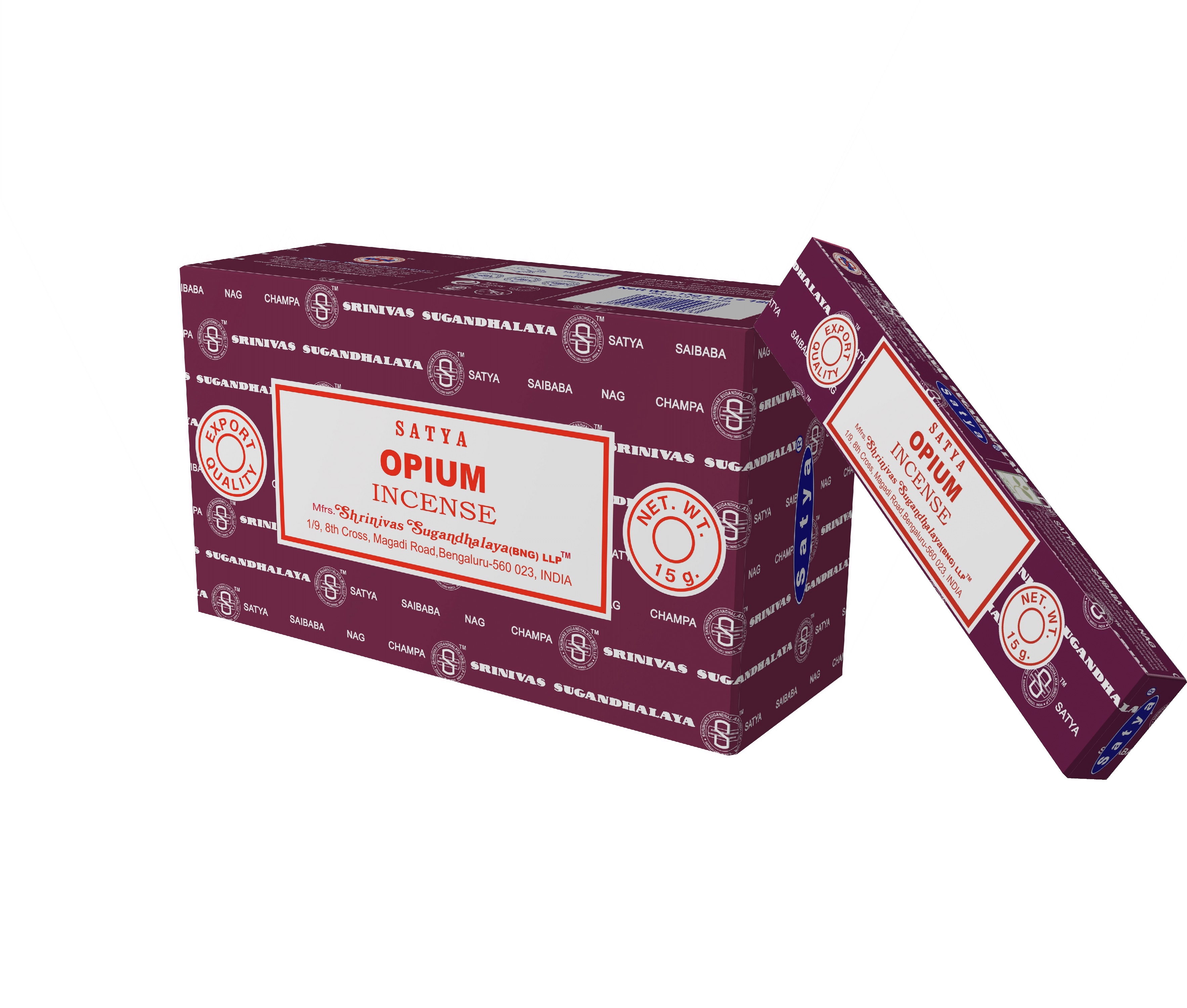 Satya Weihrauch Opium (12er Pack)