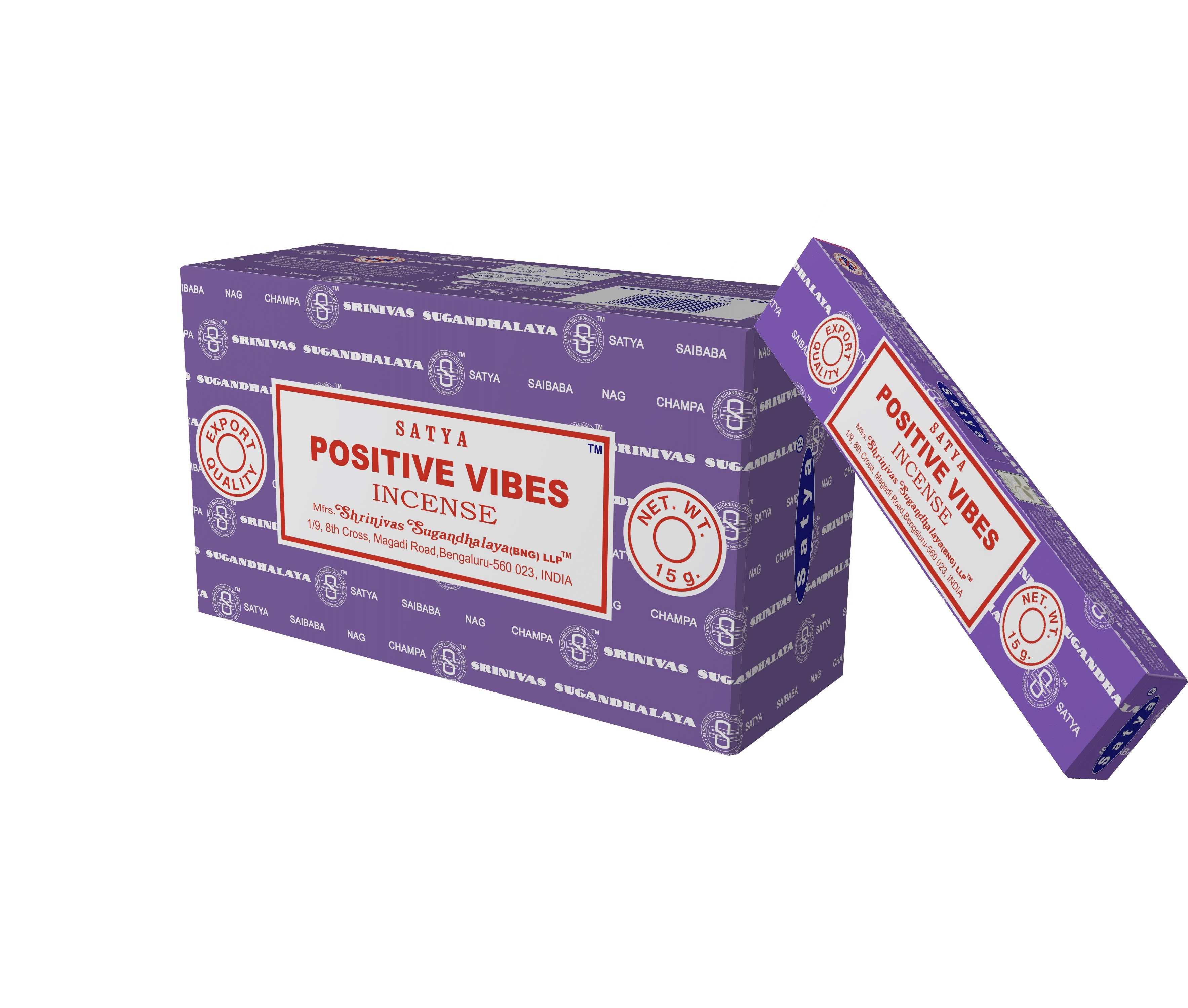 Satya Weihrauch Positive Vibes (12er Pack)