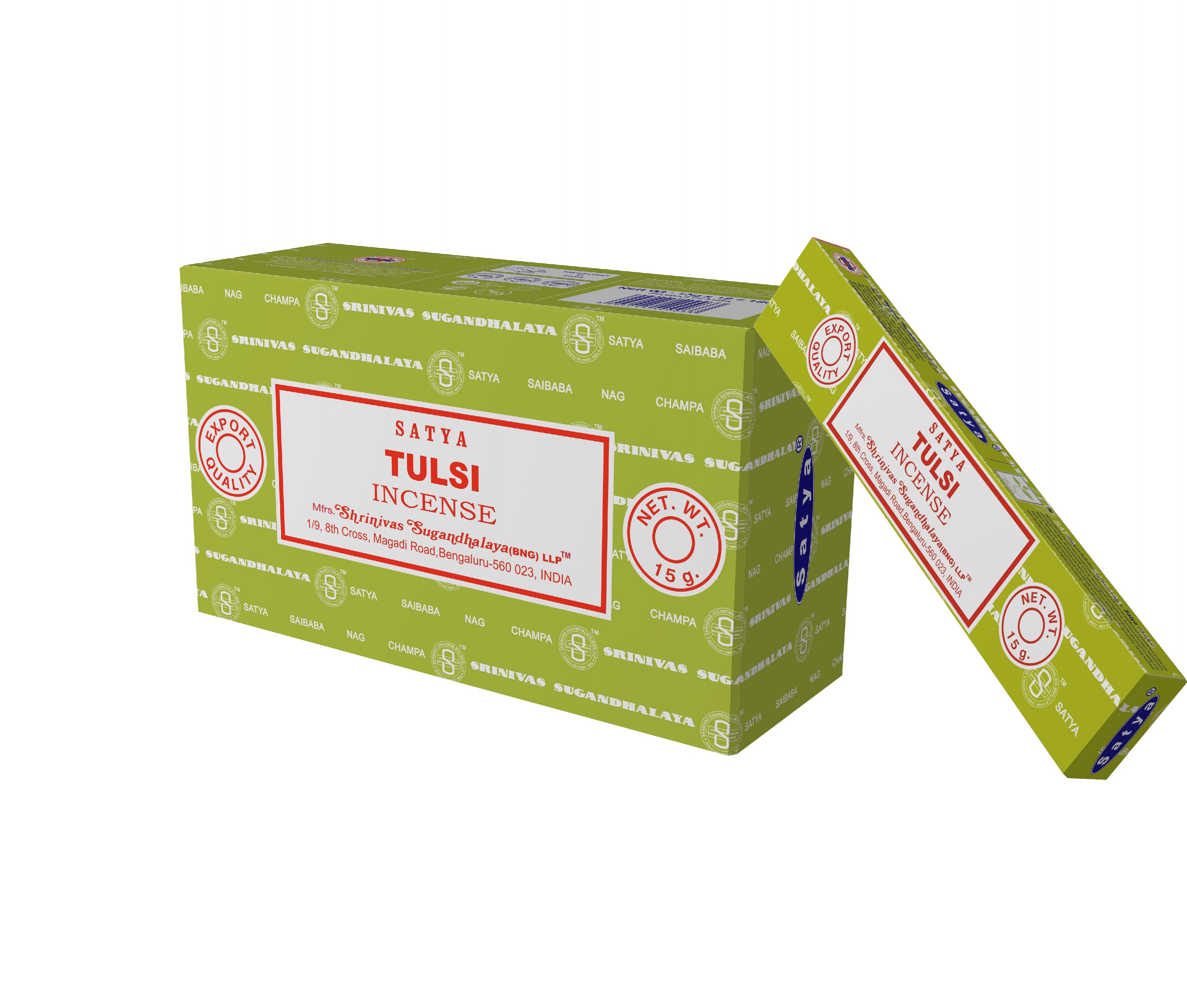 Satya Weihrauch Tulsi (12er Pack)