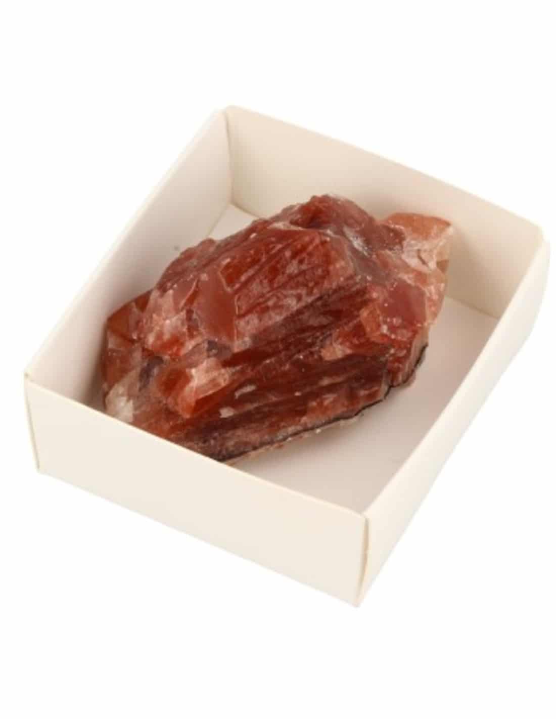 Schachtel Roher Edelstein Calcit Rot unter Edelsteine & Mineralien - Edelstein Arten - Rohe Edelsteine
