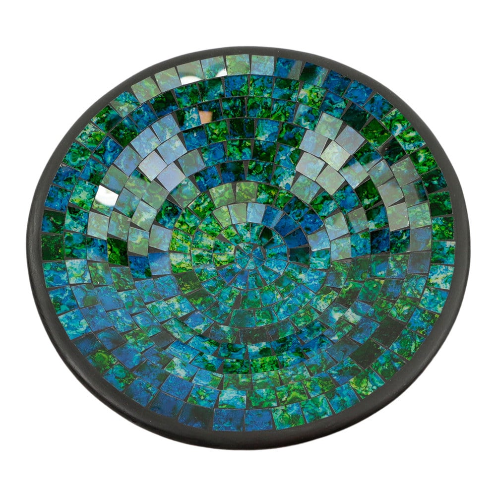 Schale Mosaik Blau-Gr-n (28 cm)