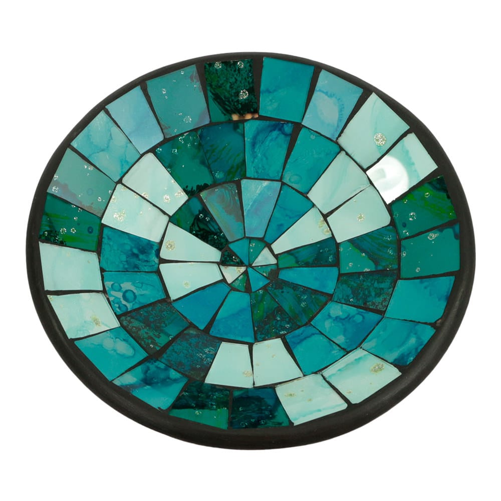 Schale Mosaik Blau Mix (21 cm)