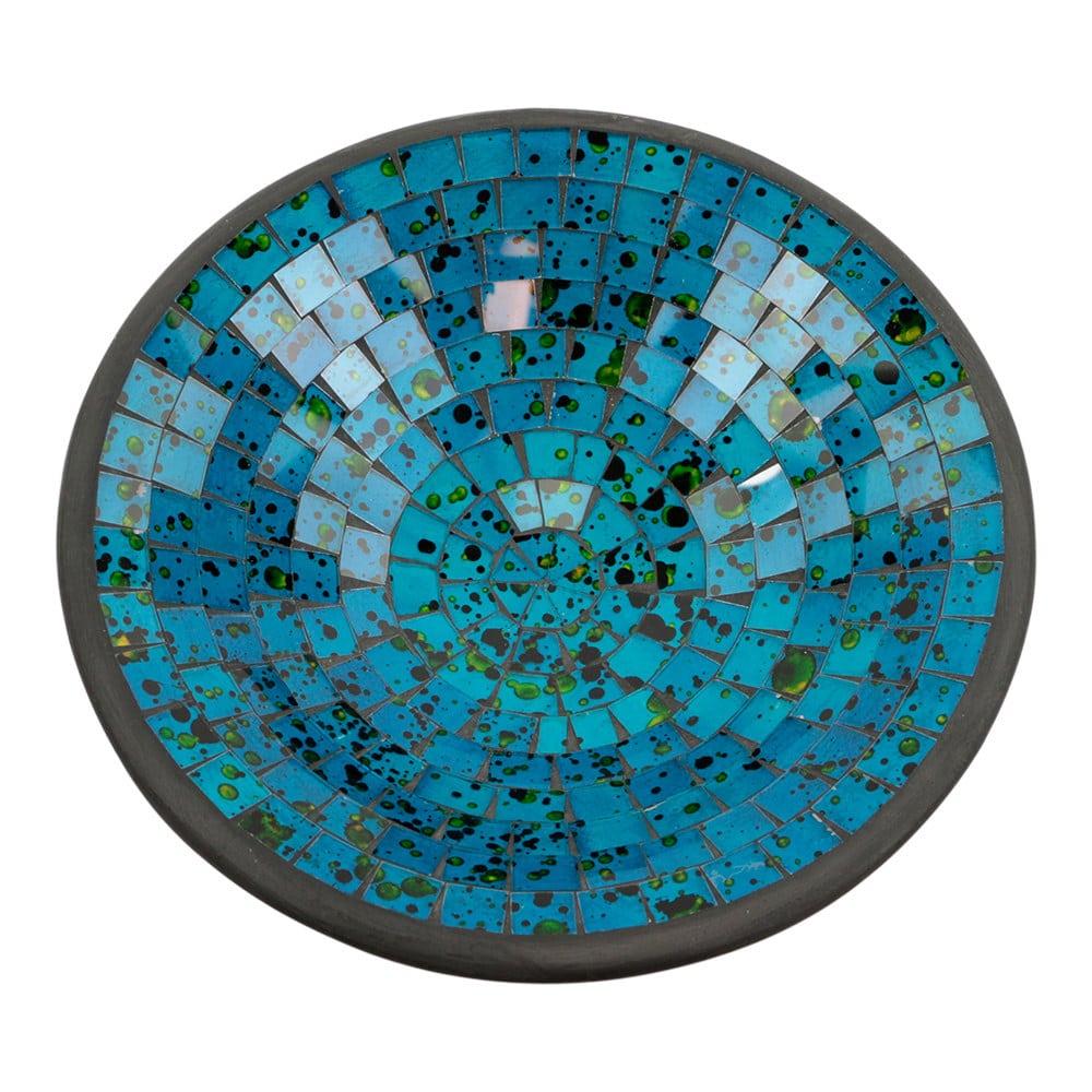 Schale Mosaik Meeresblau-Gr-n (28 cm)