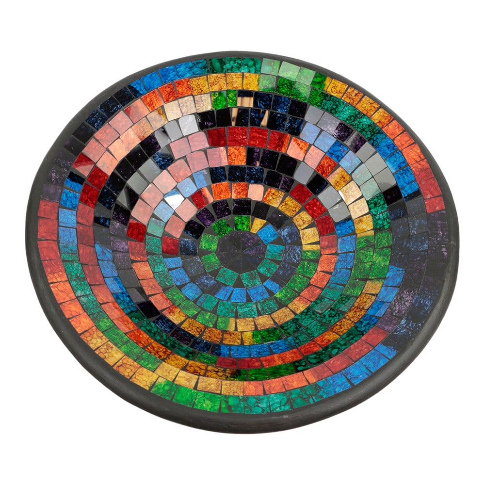 Schale Mosaik Regenbogenfarben (38 cm)