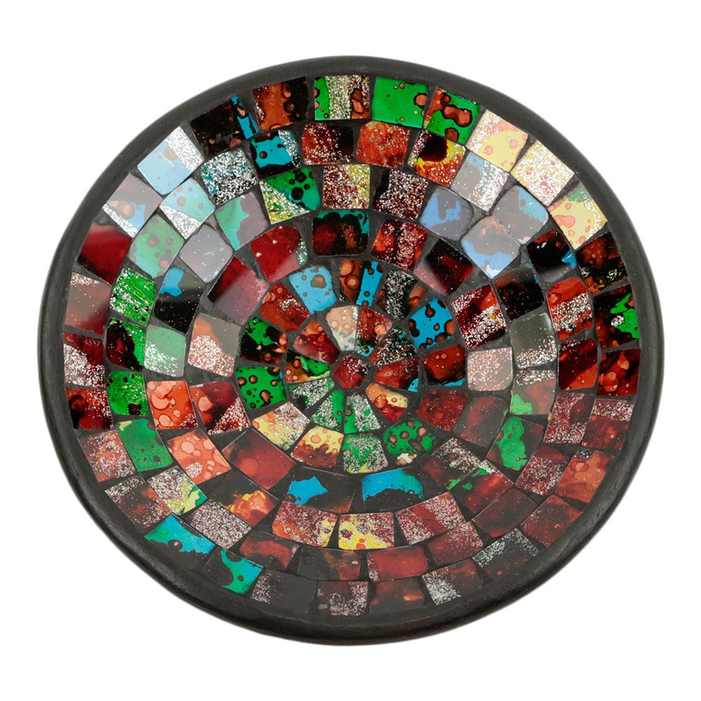 Schale Mosaik Regenbogenfarben Mix (21 cm)
