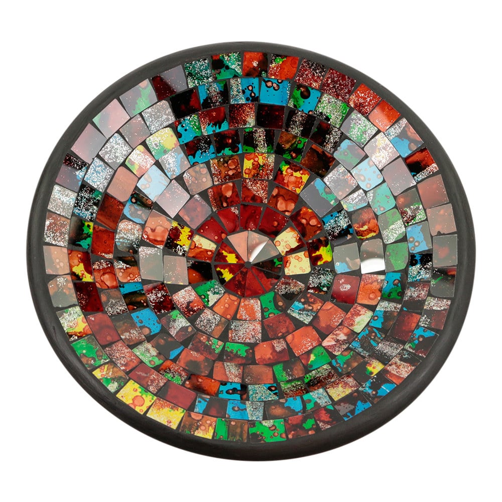 Schale Mosaik Regenbogenfarben Mix (28 cm)
