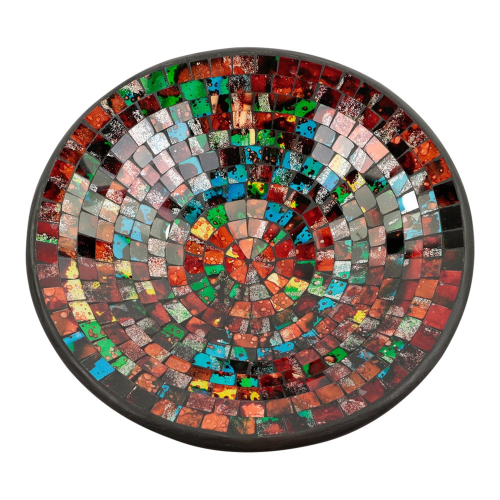 Schale Mosaik Regenbogenfarben Mix (37 cm)