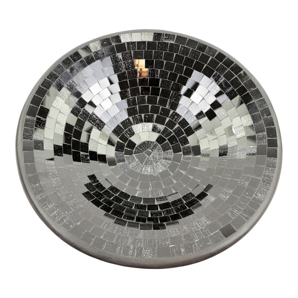 Schale Mosaik Schwarz gl-nzend (37 cm)