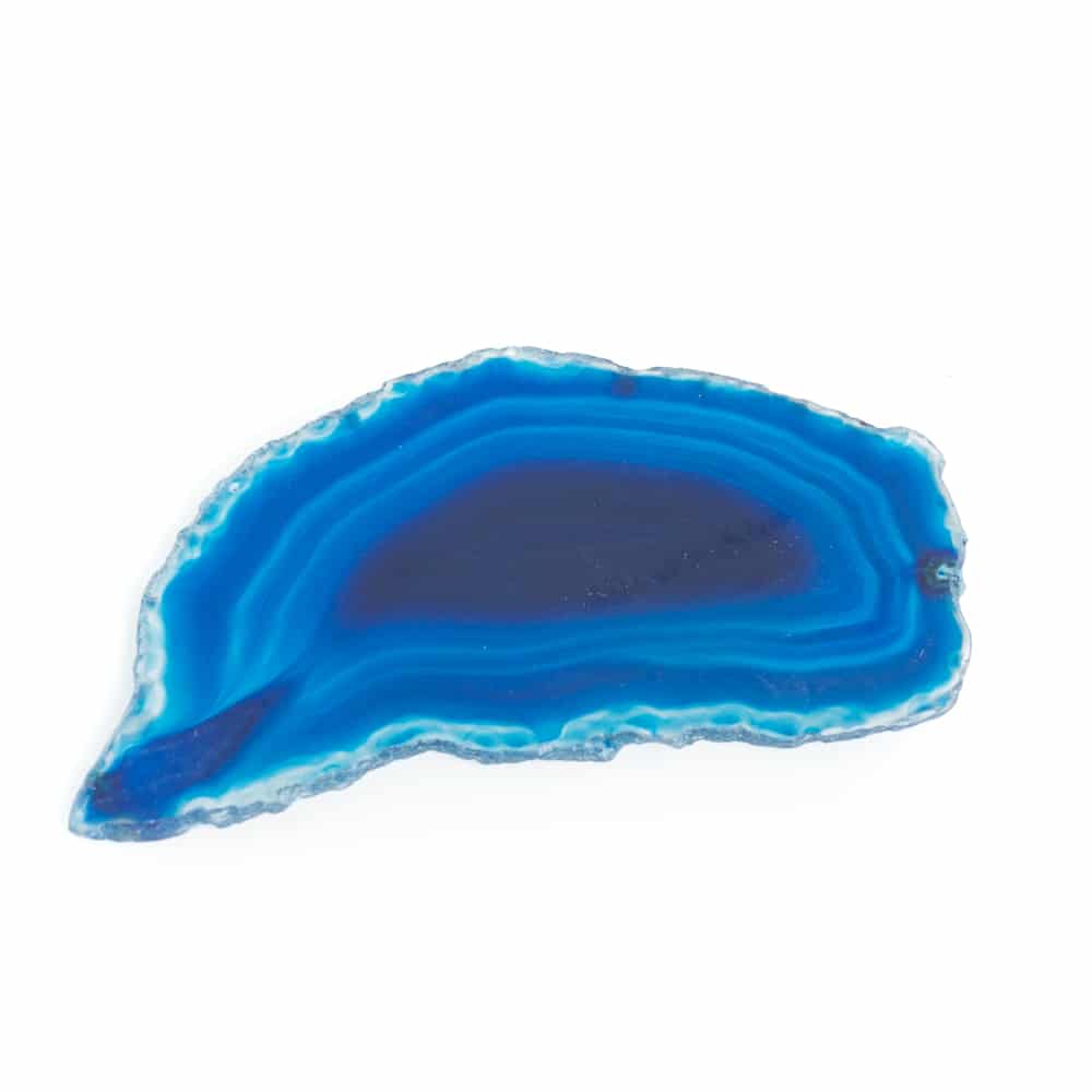 Scheibe Blauer Achat Medium (6 - 8 cm)